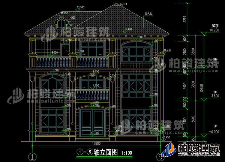 正立面图